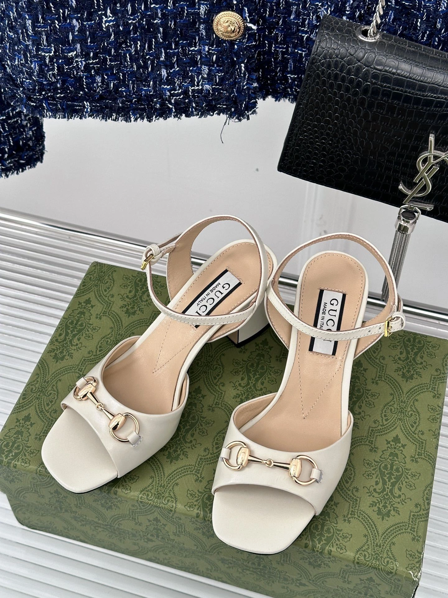 COCO-- 771603 C9D00 9022 Calfskin Heel height 5.5cm item:D-X02A1012